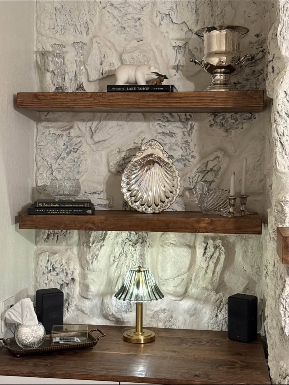 Silver Decorative Champagne Ice Bucket - Elegant Home Accent - Picture 4 of 4